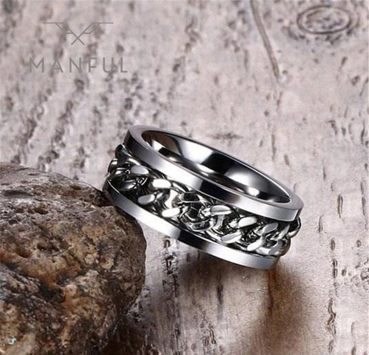 Spinner Ring (Silver) - ManfulCo