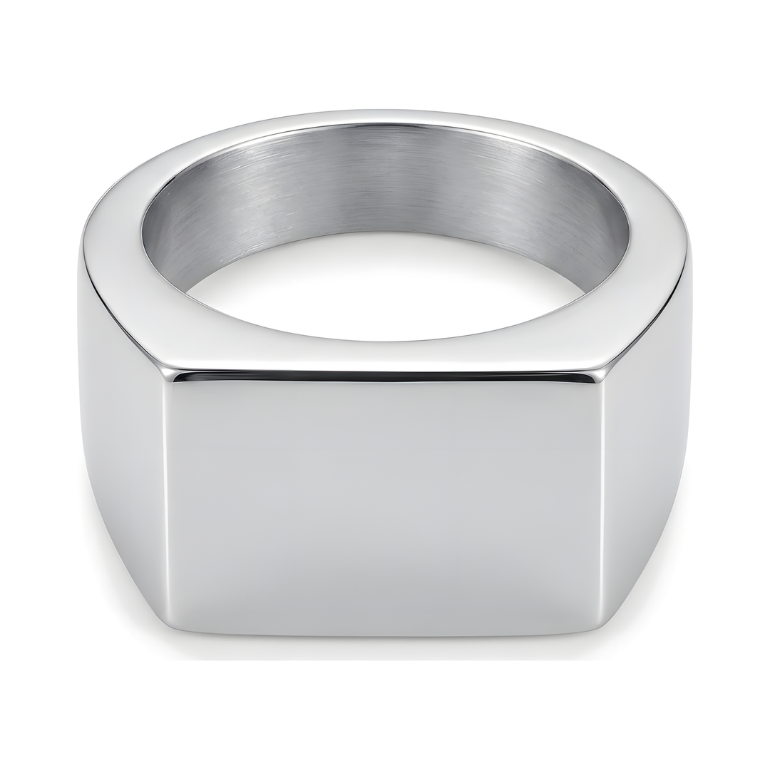 Rectangular Signet Ring (Silver)